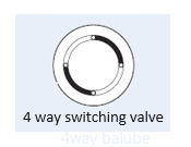 4 way switching valve